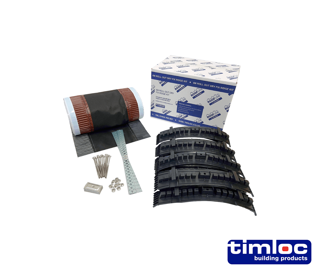 TIMLOC INTEGRATED DRY FIX RIDGE KIT - 6M Henshaws Roofing & Building